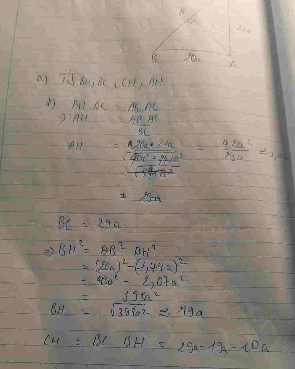 toan-lop-9-cho-tam-giac-abc-vuong-tai-a-duong-cao-ah-biet-ab-20a-ac-21a-voi-a-la-so-thuc-duong-a