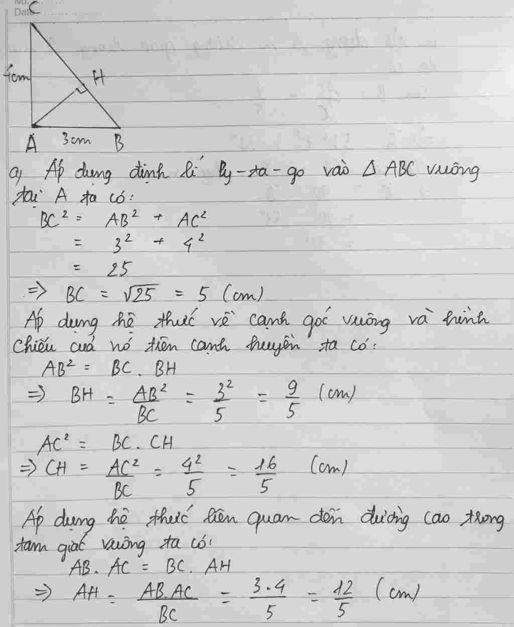 toan-lop-9-cho-tam-giac-abc-vuong-tai-a-duong-cao-ah-biet-ab-3cm-ac-4cm-a-hay-tinh-do-dai-cac-do