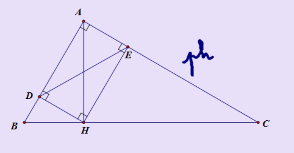 toan-lop-9-cho-tam-giac-abc-vuong-tai-a-duong-cao-ah-goi-d-va-e-lan-luot-la-hinh-chieu-cua-h-tre