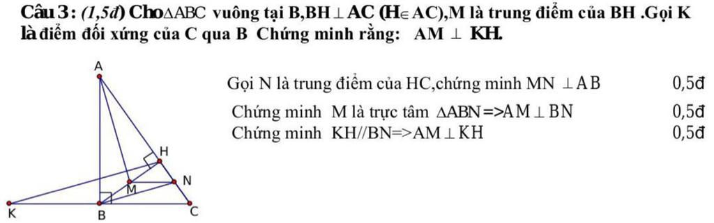 toan-lop-9-cho-tam-giac-abc-vuong-tai-b-bh-vuong-goc-voi-ac-h-thuoc-ac-m-la-trung-diem-cua-bh-go