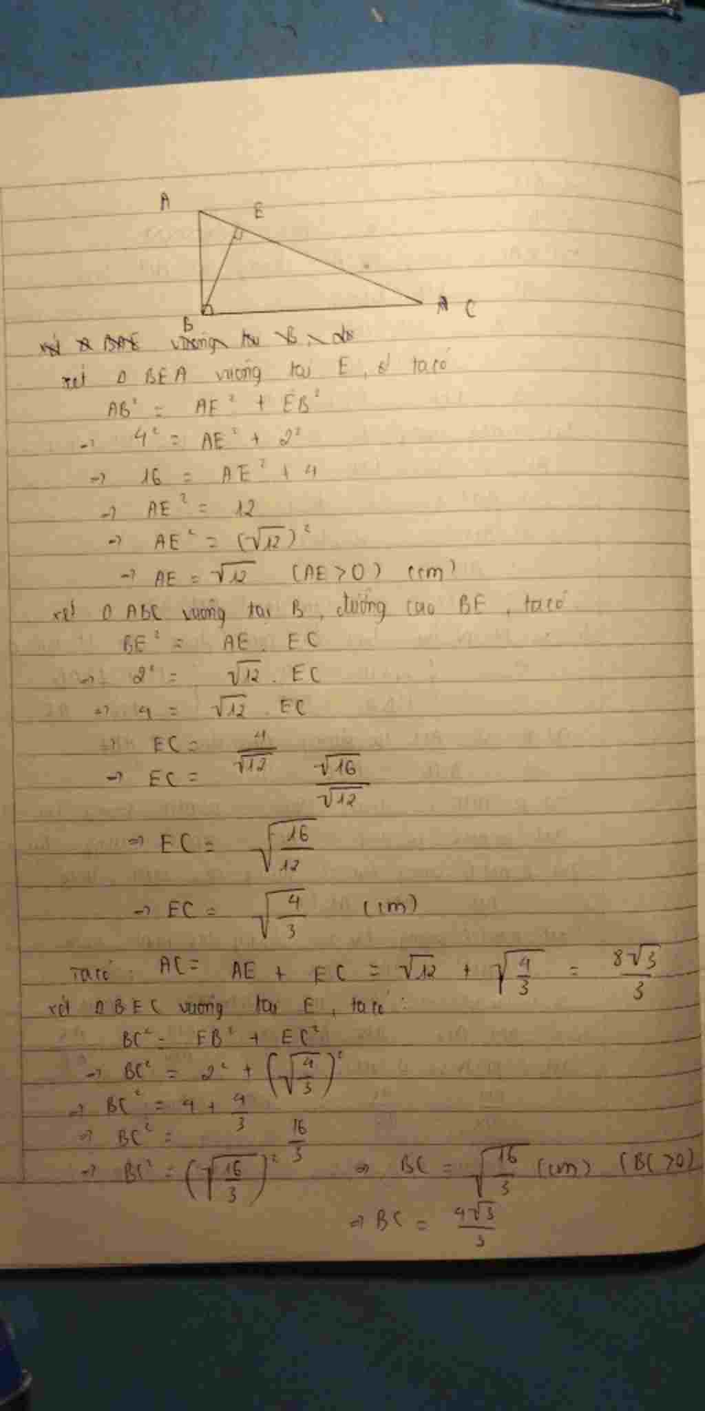 toan-lop-9-cho-tam-giac-abc-vuong-tai-b-duong-cao-be-biet-be-2cm-ab-4cm-tinh-ac-bc-ea-ec