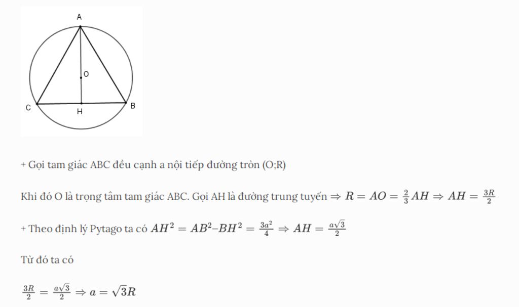 toan-lop-9-cho-tam-giac-deu-abc-noi-tiep-trong-duong-tron-tam-o-ban-kinh-r-tinh-do-dai-canh-cua