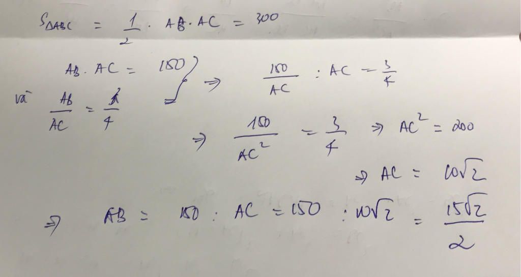 toan-lop-9-cho-triangle-abc-vuong-tai-a-duong-cao-ah-a-frac-sabc-sahc-frac-9-16-ab-ac-14cm-tinh