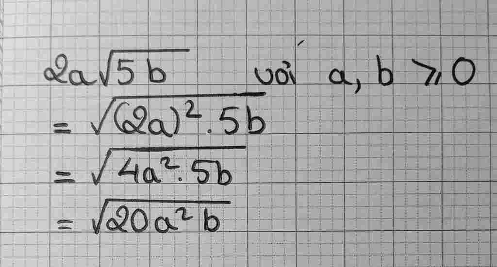 toan lop 9 dua thua so ra ngoai dau can 2a 5b voi a 0 va b 0 toan-lop-9-dua-thua-so-ra-ngoai-dau-can-2a-5b-voi-a-0-va-b-0