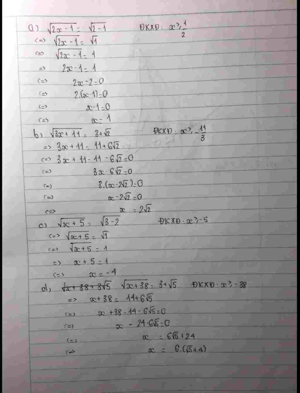 toan-lop-9-giai-cac-phuong-trinh-2-1-2-1-b-3-11-3-2-c-5-3-2-d-38-3-5