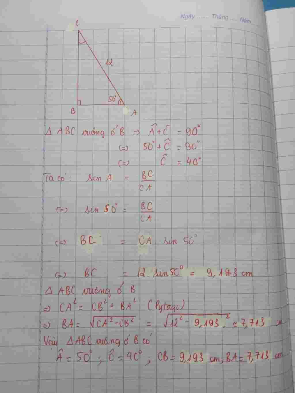 toan-lop-9-giai-tam-giac-abc-vuong-tai-b-co-ac-12cm-va-goc-a-50-do
