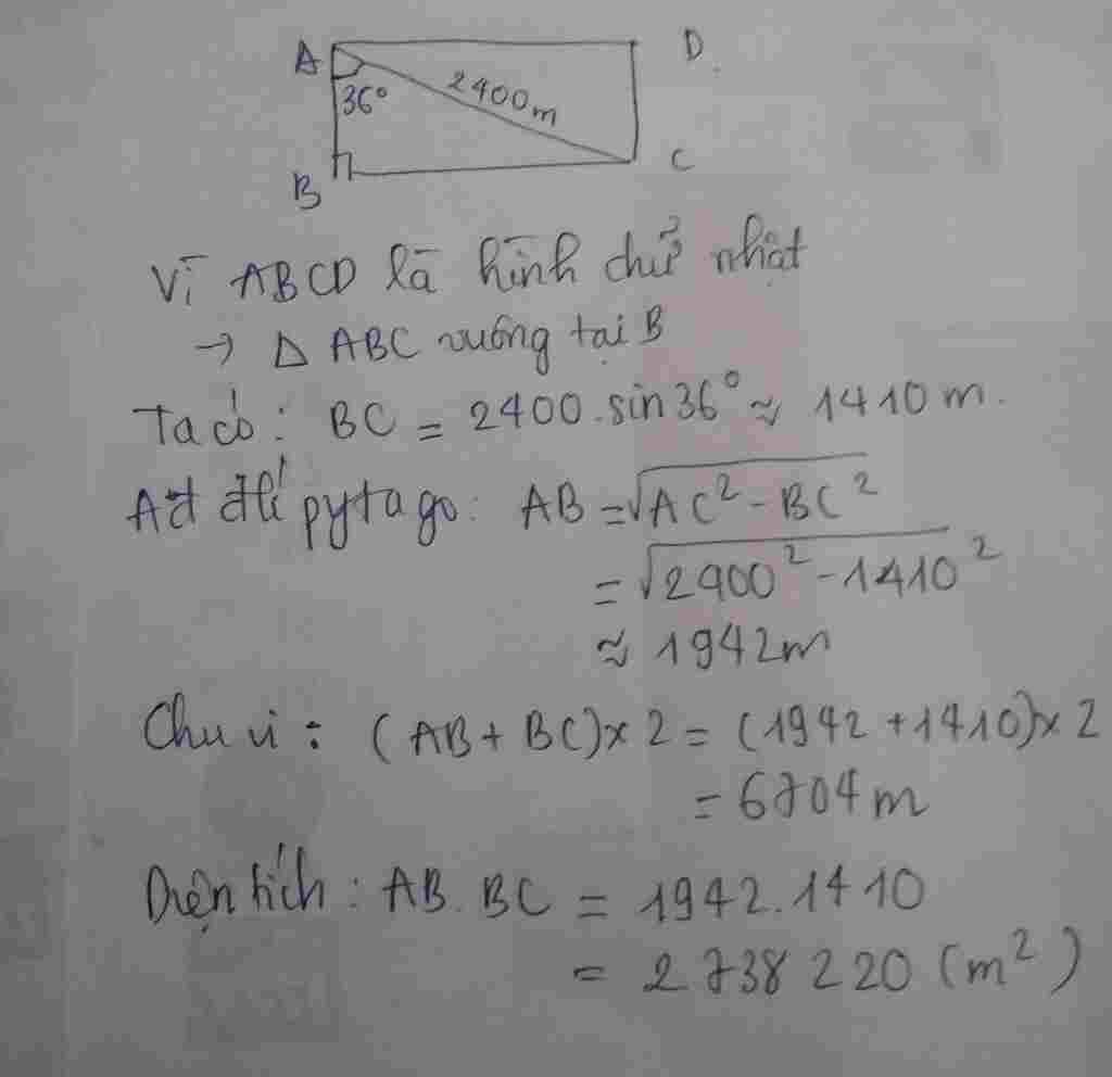 toan lop 9 mot khu dat hinh chu nhat co do dai duong cheo la 2400m goc tao boi duong cheo va mot toan-lop-9-mot-khu-dat-hinh-chu-nhat-co-do-dai-duong-cheo-la-2400m-goc-tao-boi-duong-cheo-va-mot