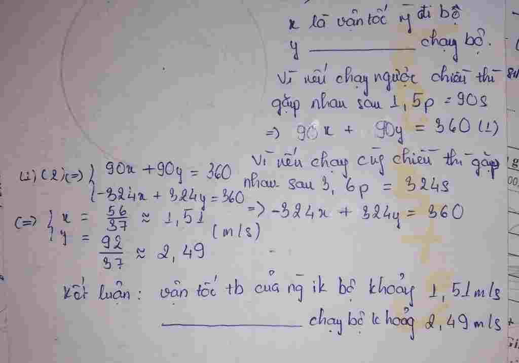 toan-lop-9-mot-nguoi-di-bo-va-mot-nguoi-chay-bo-tap-the-duc-tren-duong-chay-ung-quanh-mot-san-va