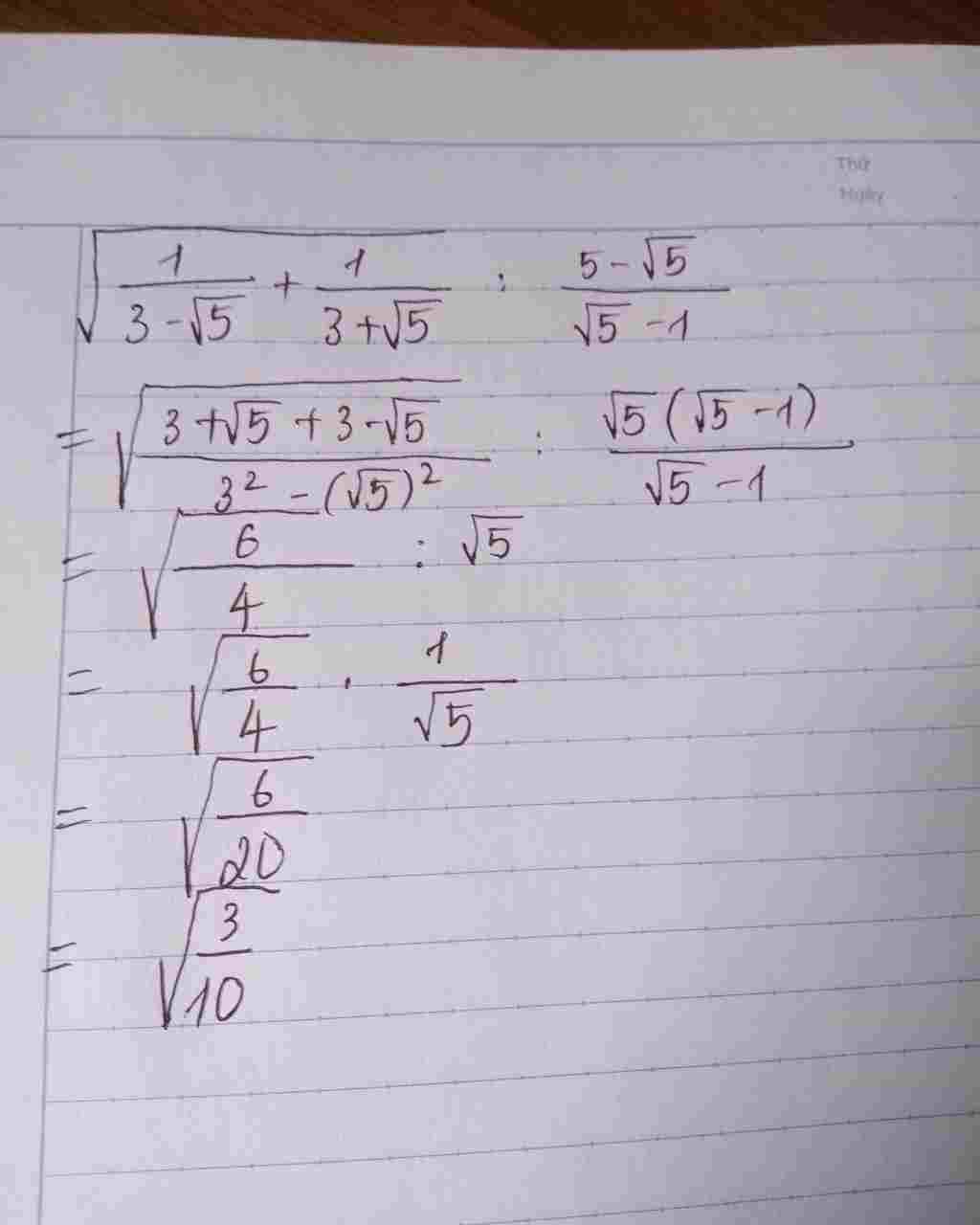 toan-lop-9-rut-gon-bieu-thuc-frac-1-3-5-frac-1-3-5-frac-5-5-5-1