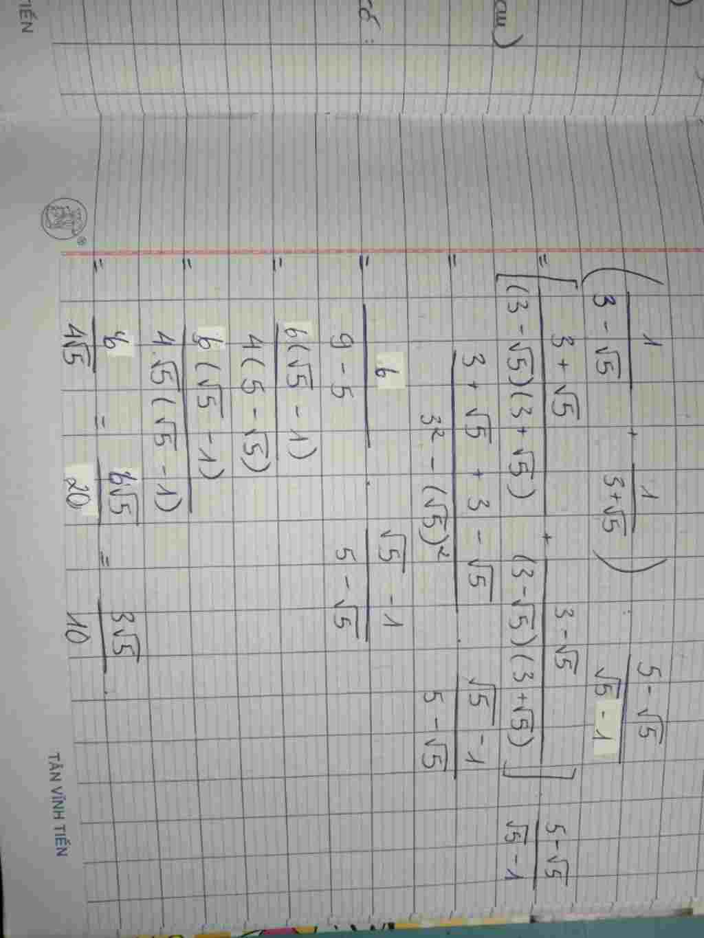 toan-lop-9-rut-gon-bieu-thuc-frac-1-3-5-frac-1-3-5-frac-5-5-5-1