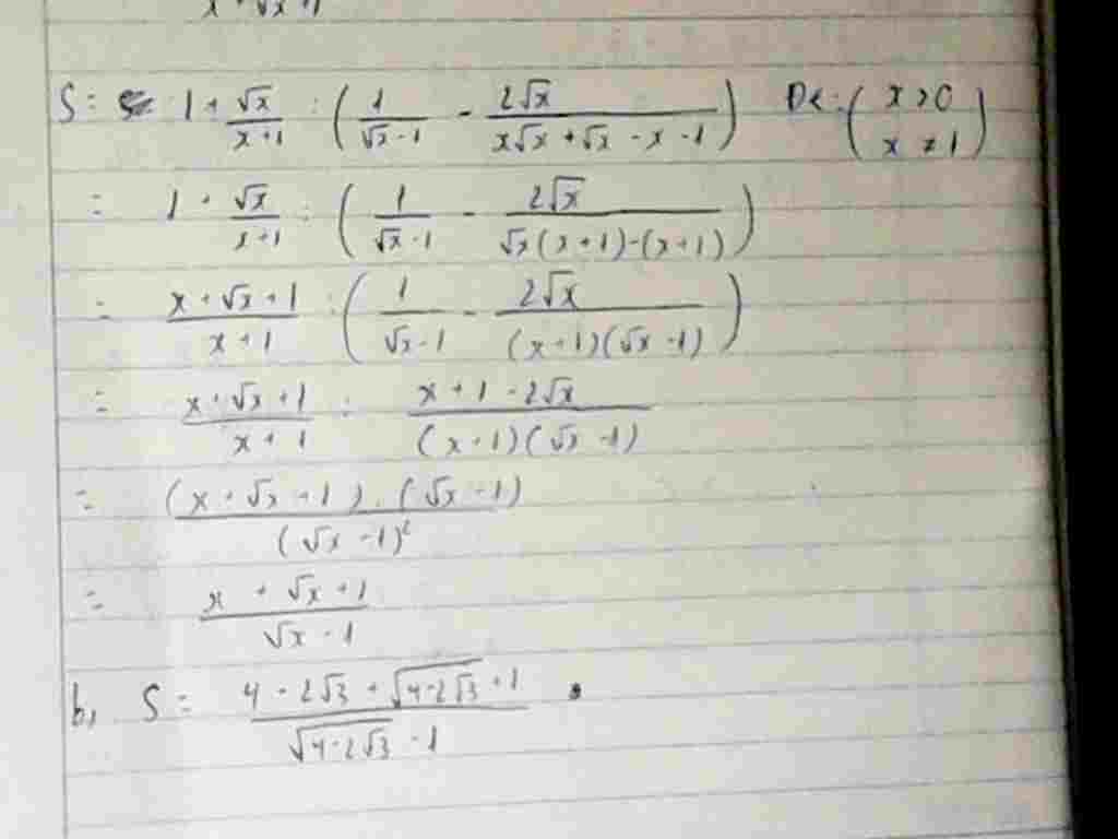 toan-lop-9-s-1-1-1-1-2-1-a-rut-gon-b-tinh-gia-tri-cua-s-khi-4-2-3-c-tinh-gt-cua-s-khi-1-2