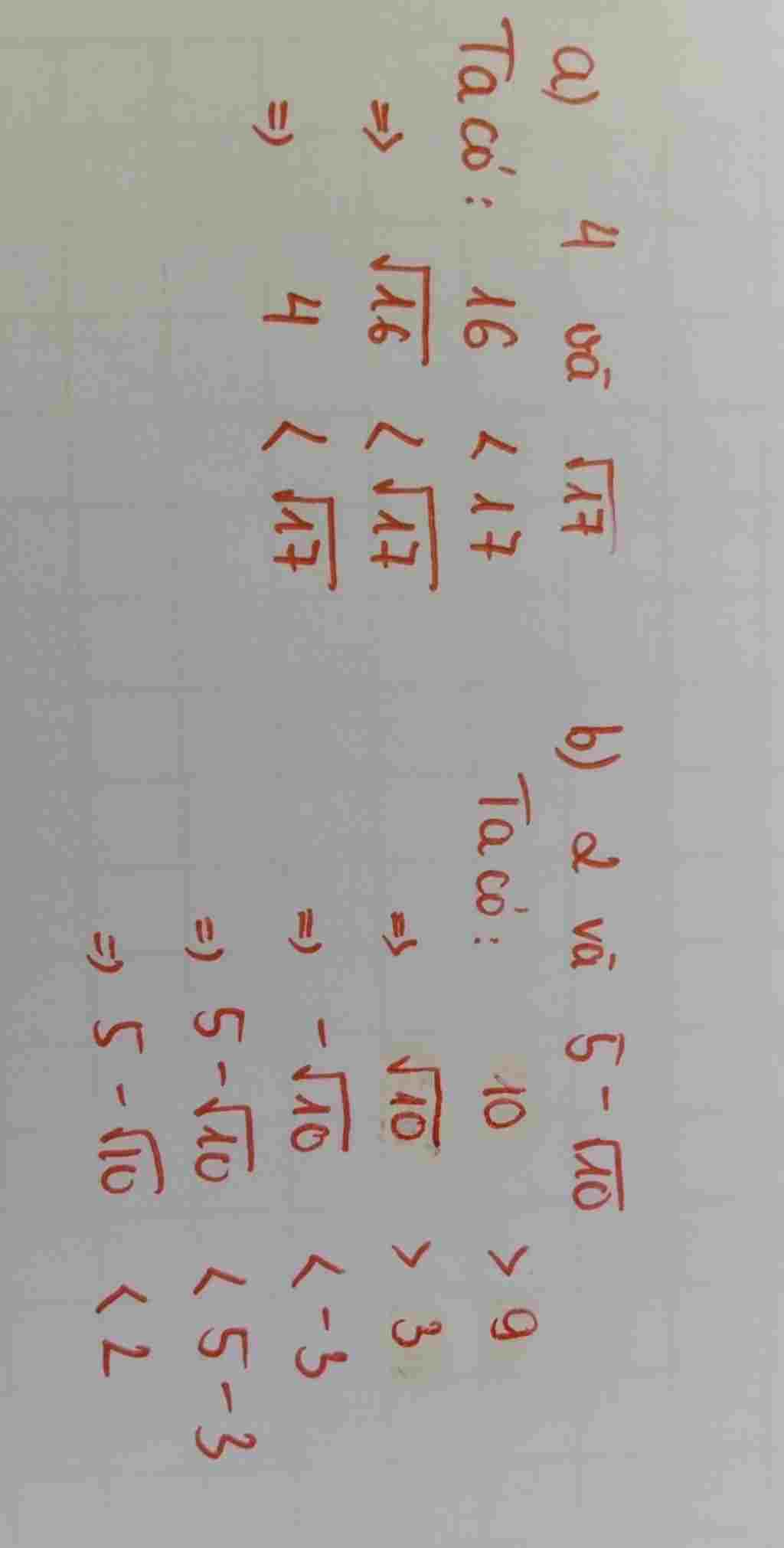 toan-lop-9-so-sanh-cac-cap-so-sau-a-4-va-can-17-b-2-va-5-can-10