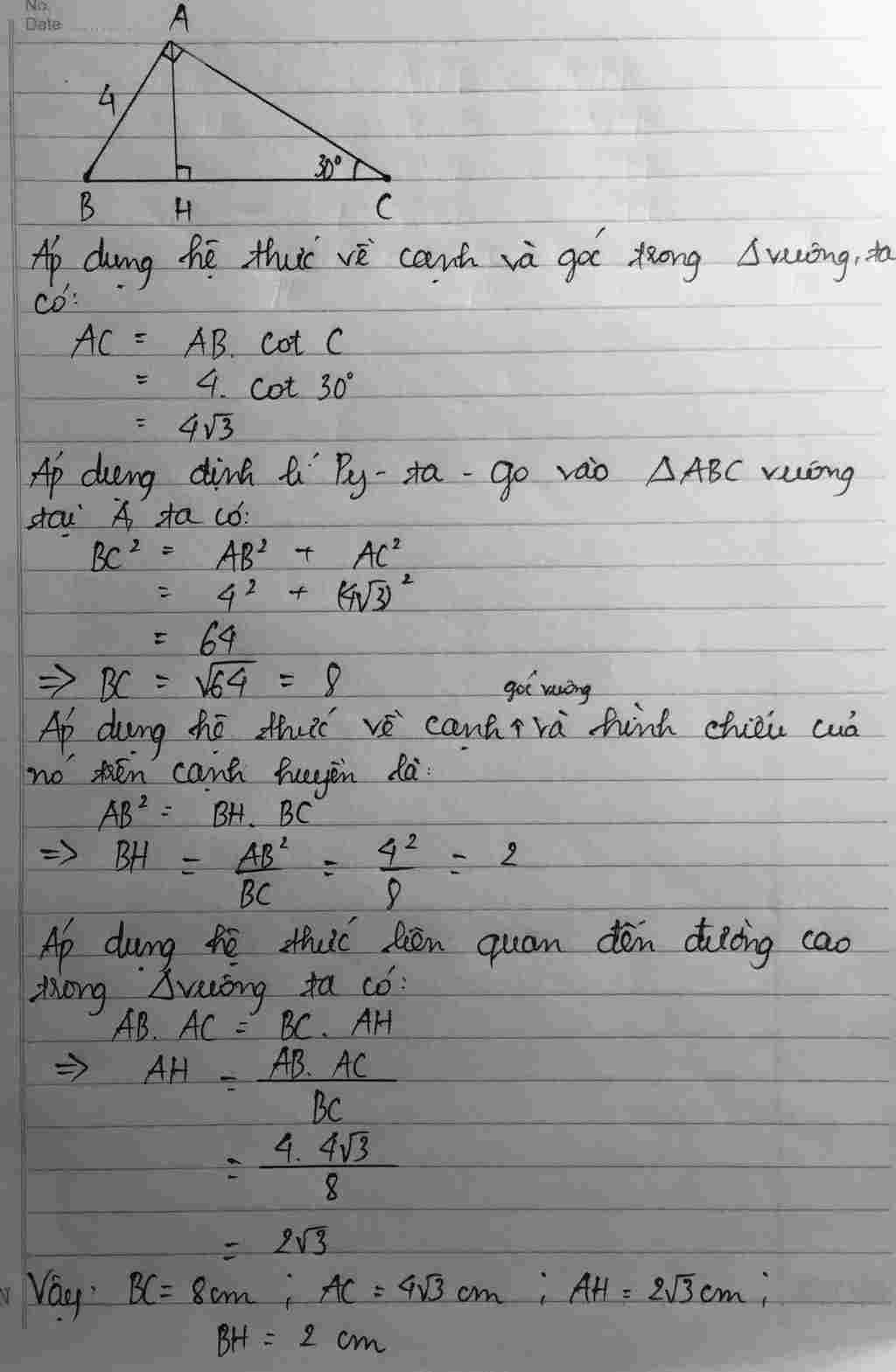 toan-lop-9-tam-giac-abc-vuong-tai-a-ah-la-duong-cao-biet-ab-4cm-goc-c-30-do-tinh-bc-ac-ah-bh-min