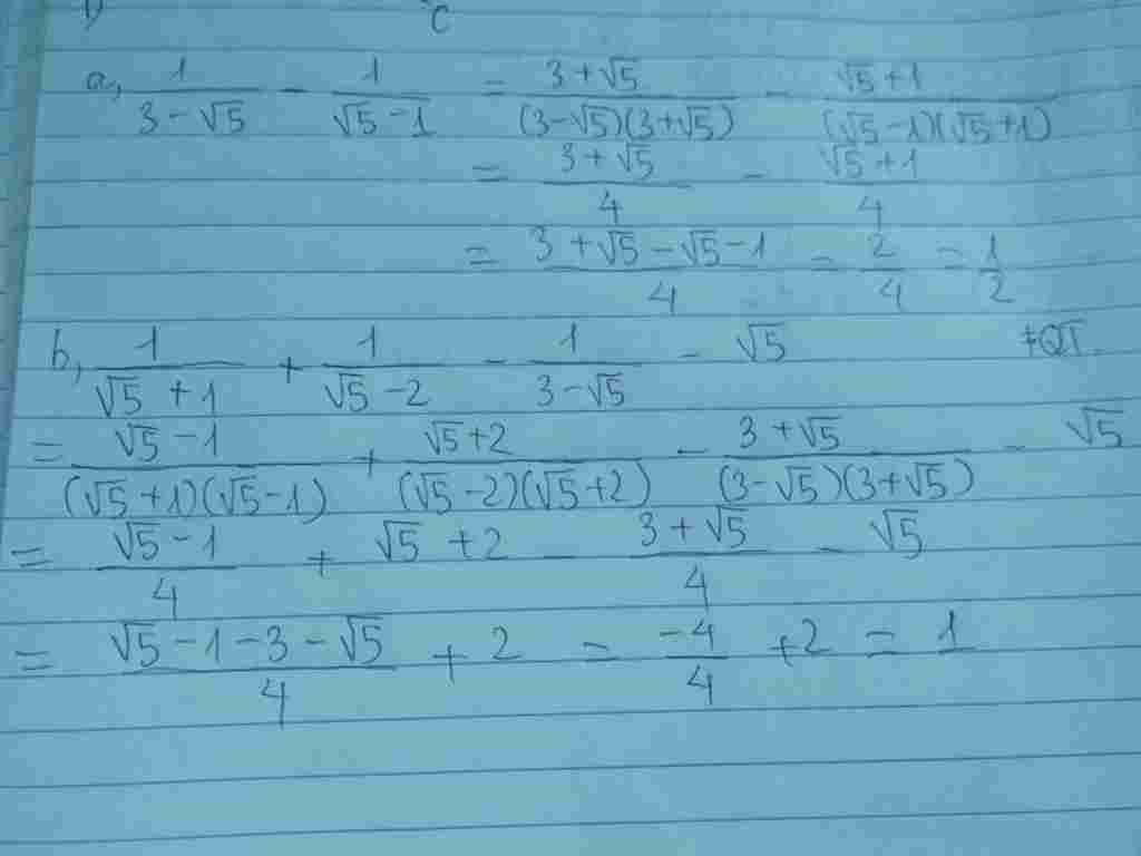 toan-lop-9-thuc-hien-phep-tinh-a-1-3-can5-1-can5-1-b-1-can5-1-1-can5-2-1-3-can5-can5-c-15-can6-1