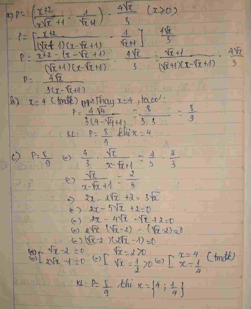 toan-lop-9-tim-dk-rut-gon-p-2-can-1-1-can-1-4-can-3-tinh-gia-tri-cua-p-khi-4-tim-de-p-8-9