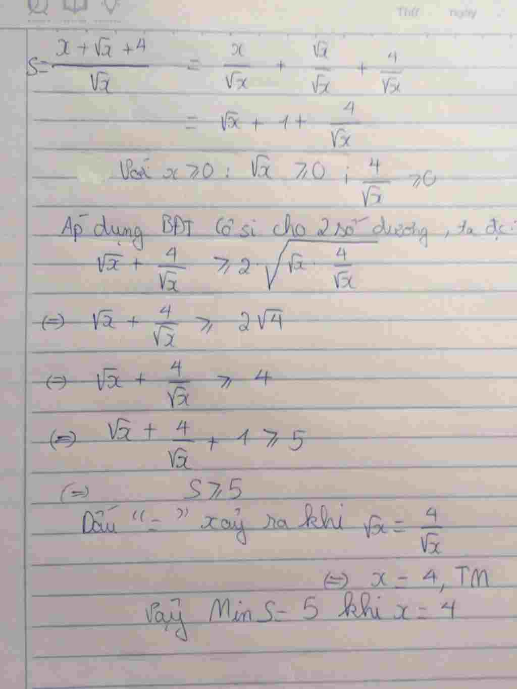 toan-lop-9-tim-min-frac-sqrt-4-sqrt